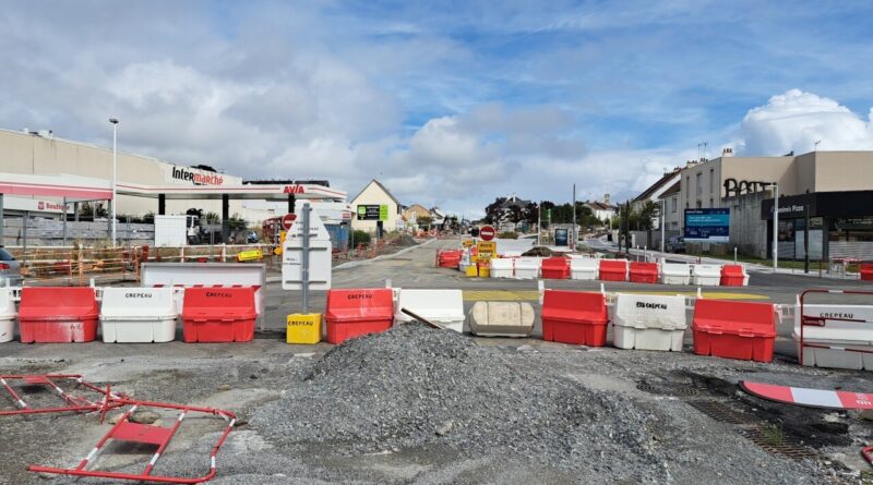 Circulation : rues barrées, déviations... tour d'horizon des chantiers de la ville de Saint-Nazaire