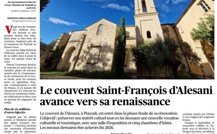 Corse-Matin / article du 31 août 2025