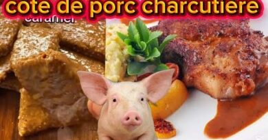 Cote de #porc charcutière ,la cuisine française, #comment le faire une du #louga