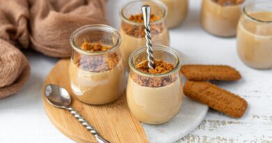 Crèmes dessert aux spéculoos - Amandine Cooking