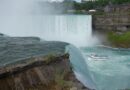Canada, nature, mountains, Niagara Falls, Northern Lights, maple leaf, cityscape