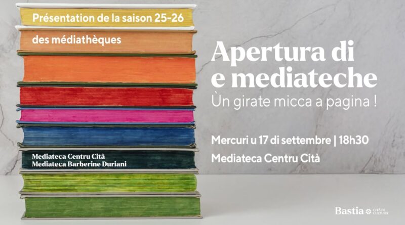 #Cultura | Le mercredi 17 septembre à 18h30, rendez-vous à la médiathèque du Centre-Ville pour la présentation de la saison 25-2...
