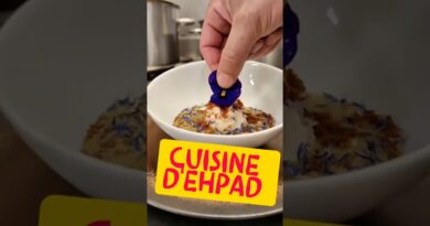 🗣️ EN EHPAD 🥰 Un velouté glacé de petits pois, de la menthe… et une touche de gourmandise . #food
