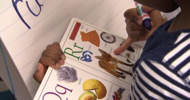 Un enfant lit un livre
