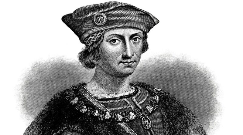 Été 1495, Charles VIII rentre d'Italie - ici