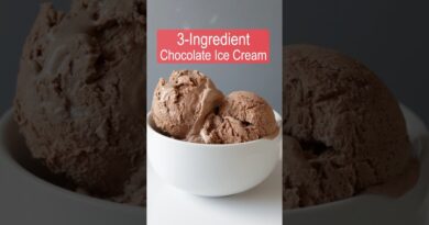 Glace au chocolat à 3 ingrédients | Aucune machine nécessaire !