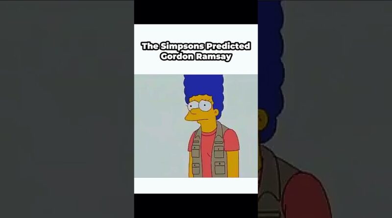 Gordon Ramsay: a simpsons psyop?