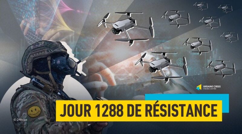 Jour 1288 de résistance: l’Ukraine a commencé à lancer des drones dotés d’intelligence artificielle, qui frappent déjà des positions russes | UACRISIS.ORG