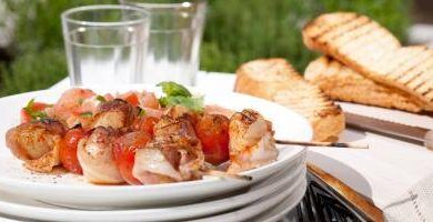 LA RECETTE DU JOUR. Brochettes de lotte à la citronnelle
