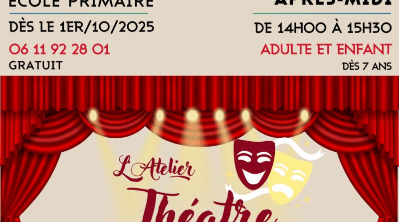 L’Atelier Théâtre fait son retour à Porticcio - Communauté de communes de la Pieve de l'Ornano et du Taravo