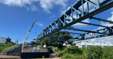La reconstruction du pont de Sainte-Claire se poursuit