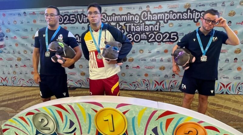 Le Commingeois Cédric Matilla récolte sept médailles aux championnats du monde de natation handisport