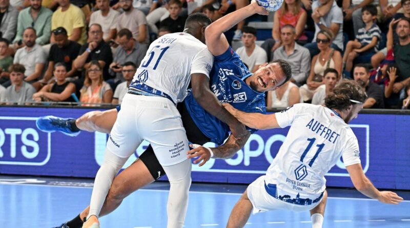 Le Montpellier Handball fait respecter la logique face au promu dijonnais  - ici