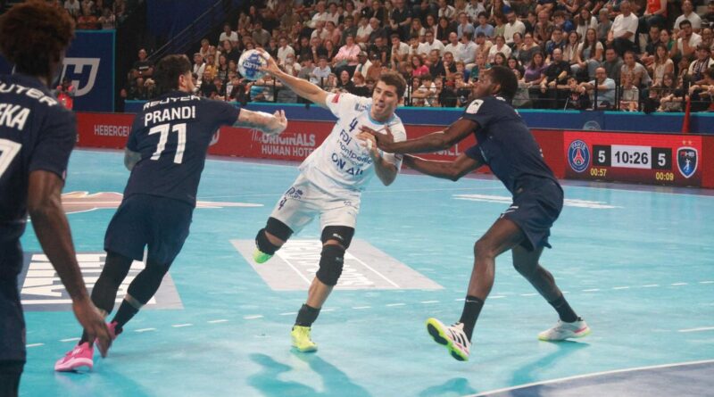 Le Montpellier Handball remporte le Trophée des champions contre le PSG  - ici