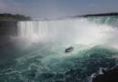 Canada, nature, mountains, Niagara Falls, Northern Lights, maple leaf, cityscape