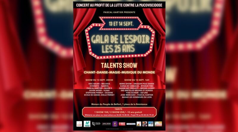 Les 25 ans du Gala de l'espoir à Belfort ce week-end - ici