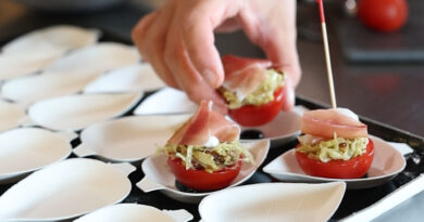 Les tomates à l'italienne farcies à la choucroute crue de l'Alsacienne "Joëlle cuisine"