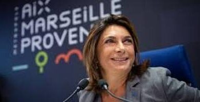 Martine Vassal, candidate de la droite et du centre à la mairie de Marseille