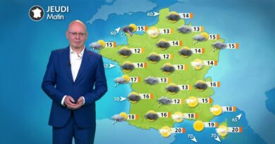 Météo de votre jeudi : vent et averses sur la moitié nord - Actualités La Chaîne Météo
