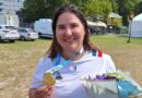 Myriam Clavreul, licenciée au club de canoë-kayak de Laval, décroche le titre de championne du monde de paramarathon - ici