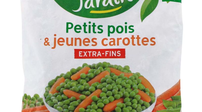 PETITS POIS & JEUNES CAROTTES SURGELÉS 1kg