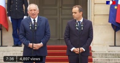 Passation de pouvoir à Matignon entre François Bayrou et Sébastien Lecornu