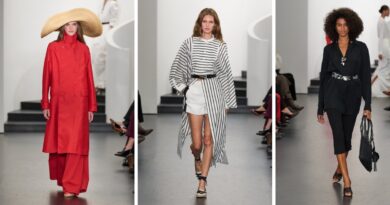 Ralph Lauren dévoile une douce garde-robe noir, blanc, rouge pour le printemps-été 2025