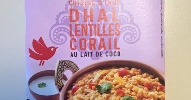 Rappel Consommateur - Détail DHAL LENTILLES CORAIL AUCHAN