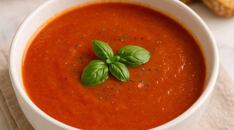 Recette de soupe à la tomate façon grand-mère