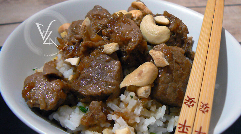 Riz sauté et porc à l’asiatique slider
