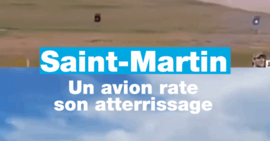 Saint-Martin: un avion rate son atterrissage