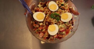 Salade composée aux petites pâtes  Vidéo 47/Saison2  #recettefacile #entrée froide