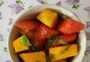 Salade de pastèque et melon au pastis