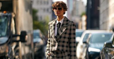 Street style :  Les carreaux sont partout à la Fashion Week de New York - Elle