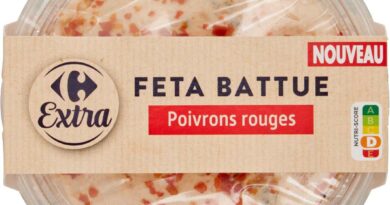 Tartinable FETA BATTUE Poivrons rouges