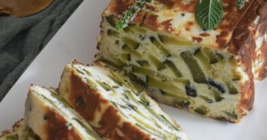 Terrine de courgettes chèvre et menthe