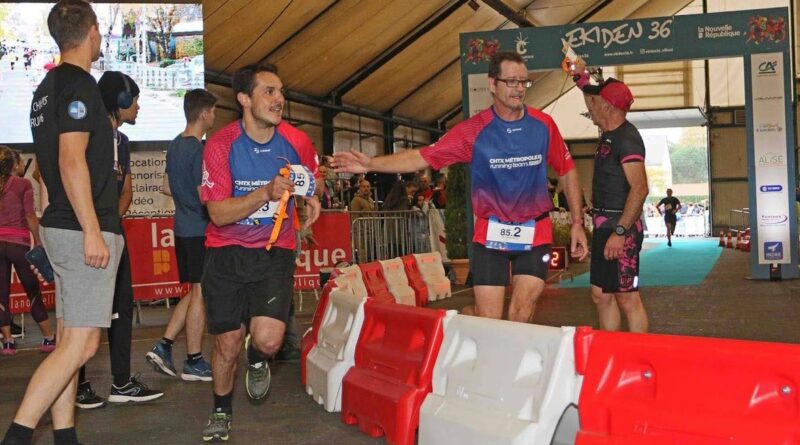 Top chrono pour la 17éme édition de l'Ekiden à Châteauroux dimanche 9 novembre 2025 - ici