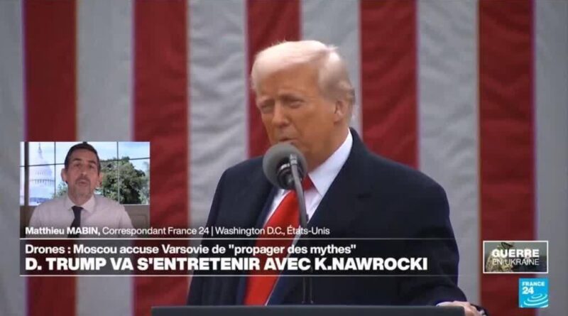 Trump doit s'entretenir avec le président polonais après l'interception de drones russes