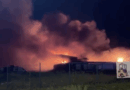 Un incendie détruit une partie d’un entrepôt de stockage à Collery