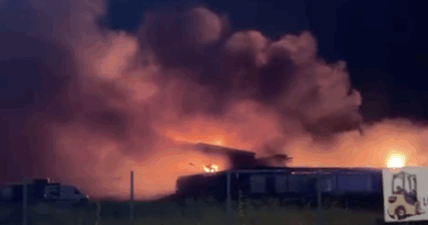 Un incendie détruit une partie d’un entrepôt de stockage à Collery