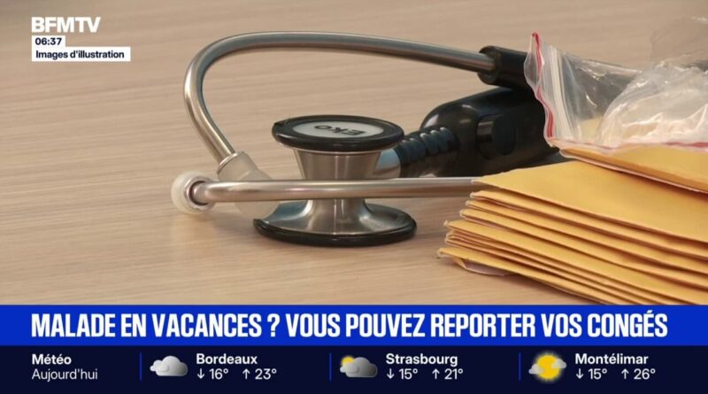 Un salarié malade pendant ses vacances pourra reporter ses congés