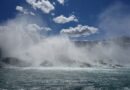 Canada, nature, mountains, Niagara Falls, Northern Lights, maple leaf, cityscape