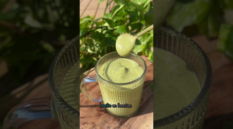 💚 Velouté frais courgette & chèvre frais : simple, crémeux et léger
