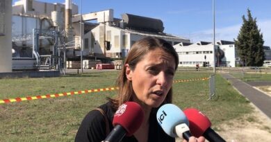 La secrétaire générale de la CGT Sophie Binet est venue soutenir les salariés d