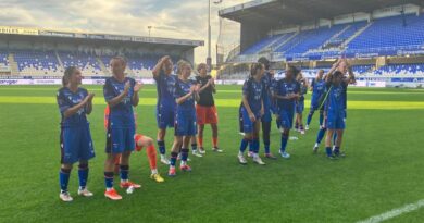 Victoire historique des joueuses de l'AJA face à Guingamp (1-0), pour leur grande première en Seconde Ligue - ici