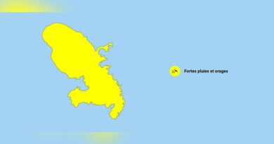 Vigilance JAUNE maintenue en Martinique pour "fortes pluies et orages"