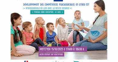 Webinaire CPS #1 | Développement des compétences psychosociales en Grand Est | Professionnels en lien avec la petite enfance | 15.10.2025 |
