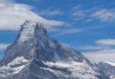 Switzerland, Alps, Matterhorn, lake, mountains, Swiss flag, Geneva