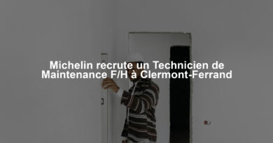 Michelin recrute un Technicien de Maintenance F/H à Clermont-Ferrand