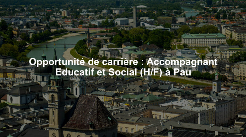 Opportunité de carrière : Accompagnant Educatif et Social (H/F) à Pau